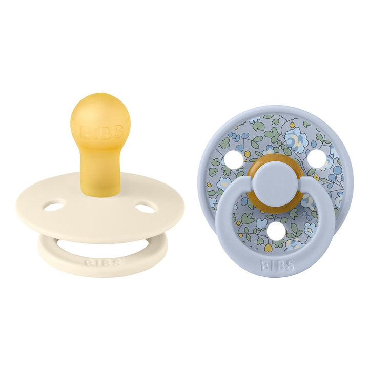Bibs Pacifier x Liberty 2 Pack - Dusty Blue Mix