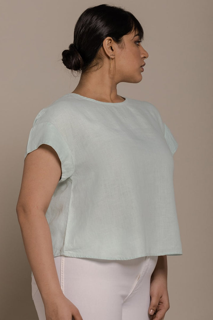 Sandcastle Saturdays Top - Sage Mint