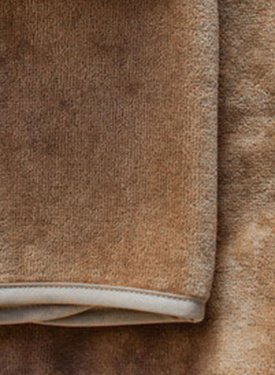 French Terry Bath Towel Collection - White Sand
