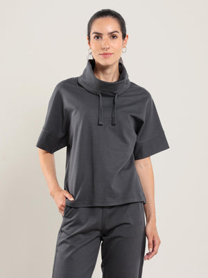 Eman Sweat Shirt - Midnight Grey