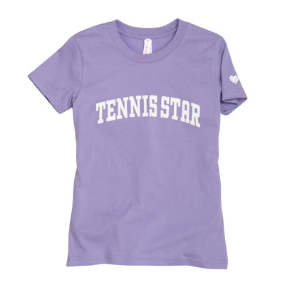 Tennis Star Tee - Purple