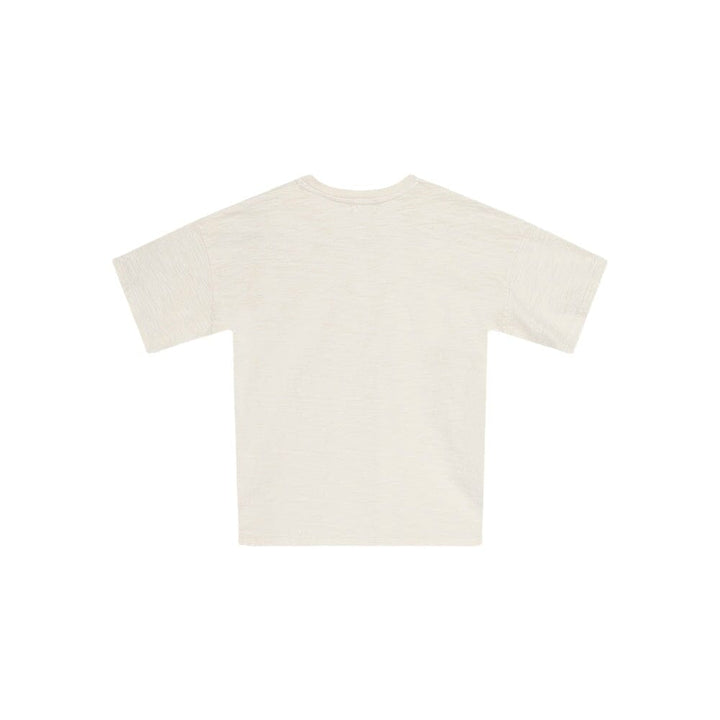 Slub Patch Pocket T-Shirt - Ivory Tees My Little Cozmo 
