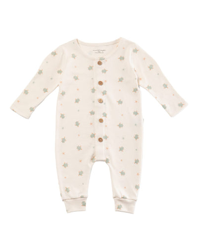 Quinn Magnetic Playsuit - Turtles