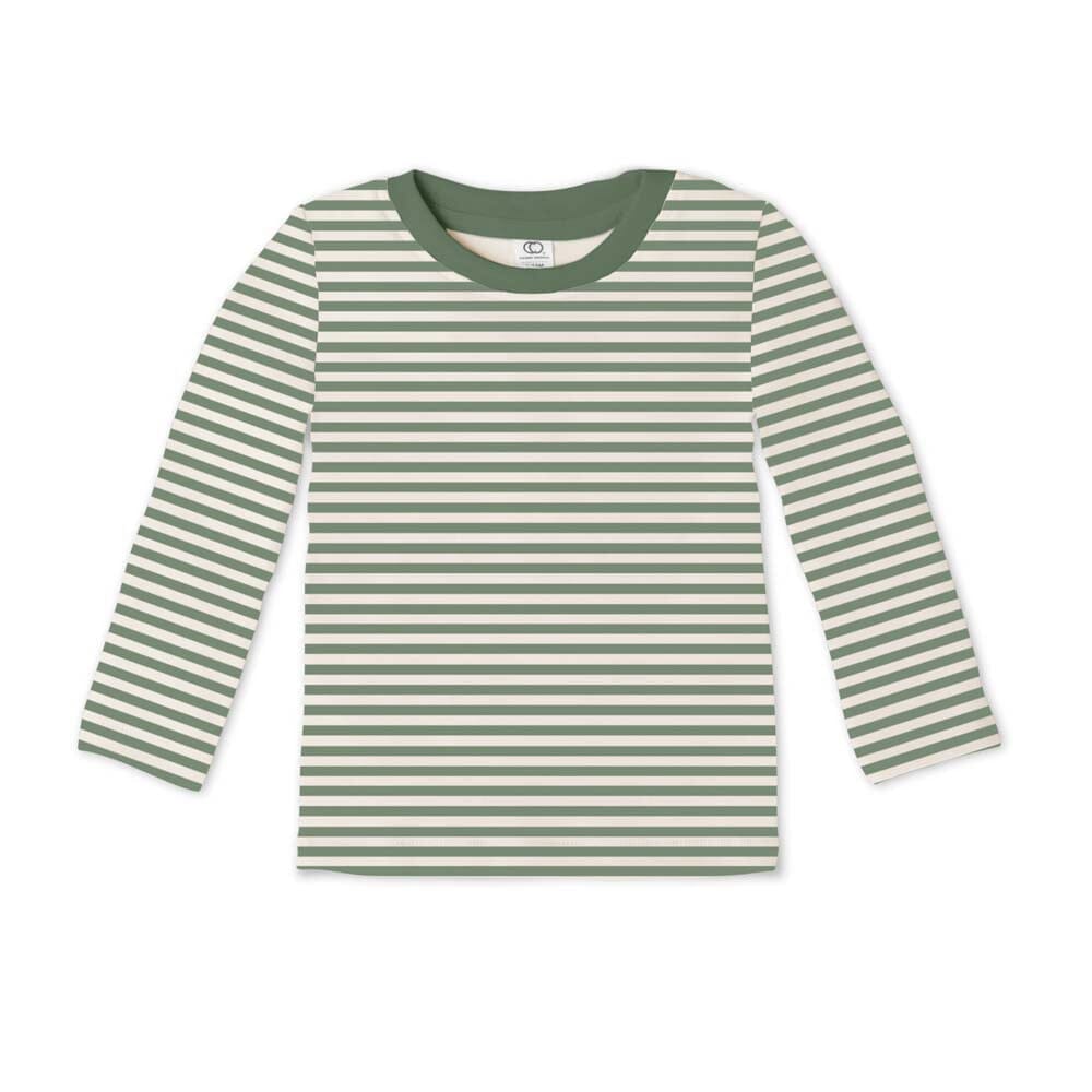 Turk Long Sleeve Tee- Bari Stripe Tops Colored Organics 