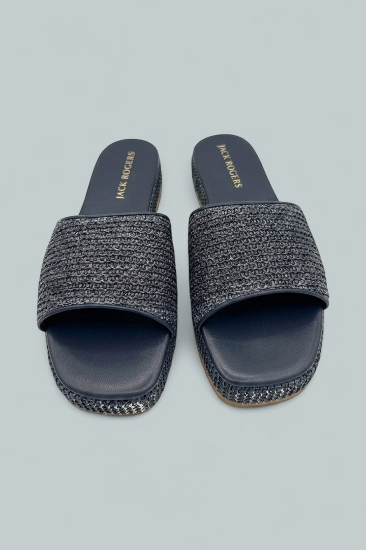 Women's Bay Raffia Flatform Sandals - Midnight