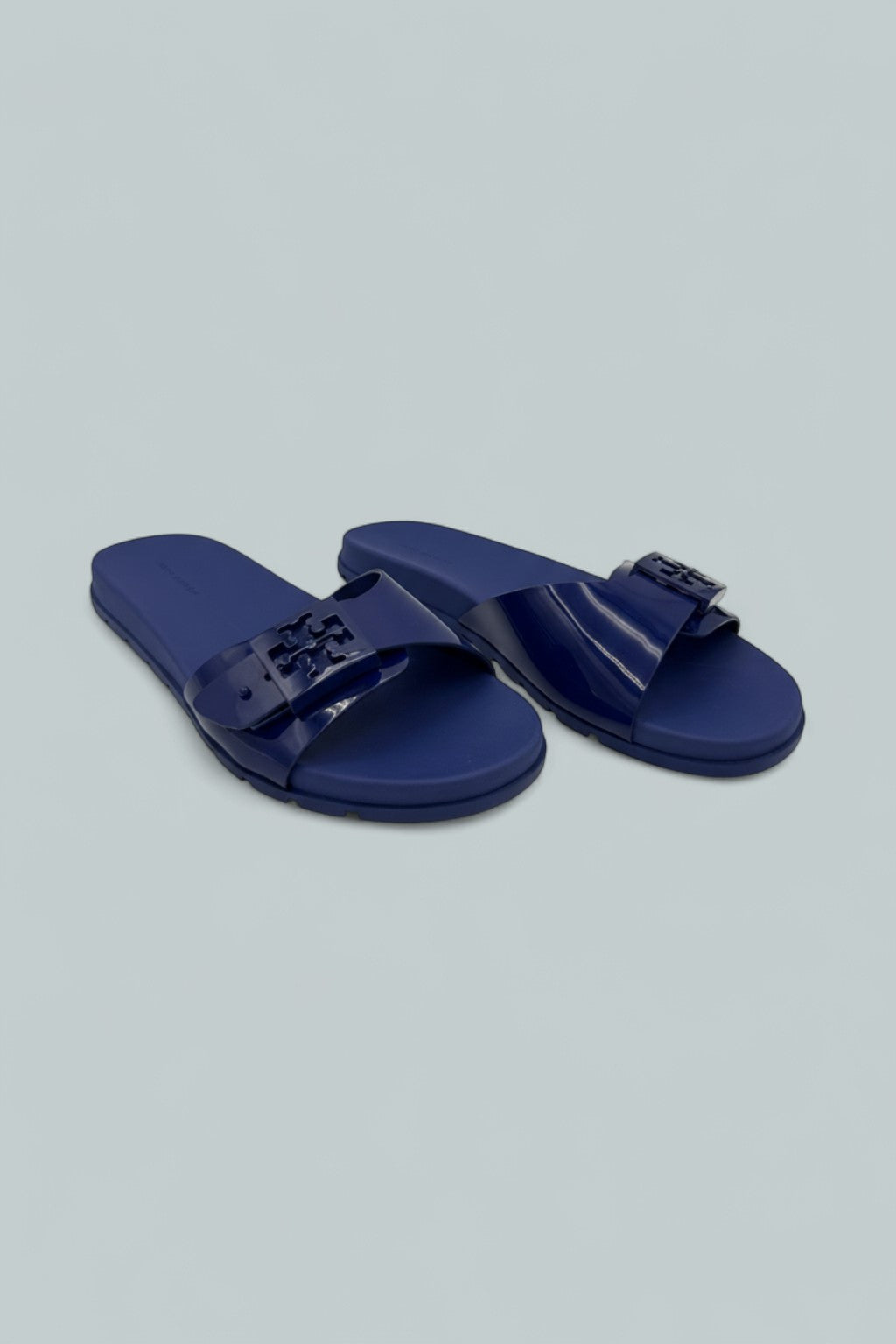Women's Slip On Buckled Slide Sandals - Ballpoint