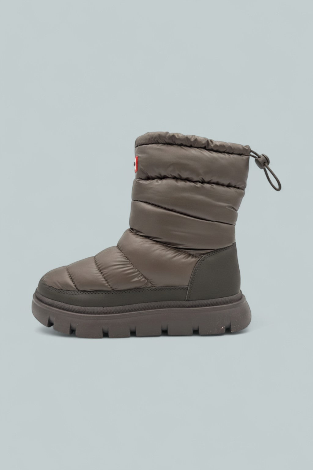 Maribel Lug Sole Insulated Waterproof Snow Booties - Dark Brown