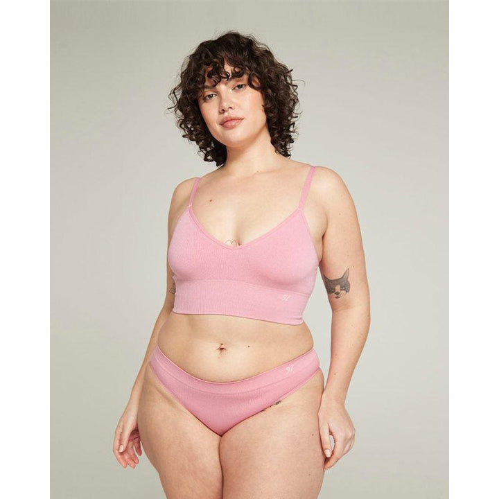 The TENCEL™ Seamless Bralette - Rose Pink