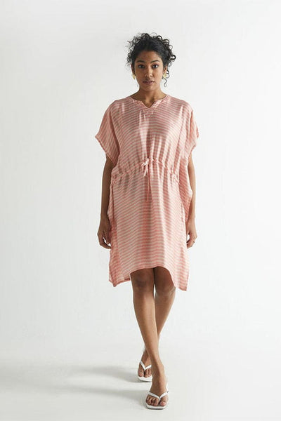 August Breeze Kaftan Dress - Sunrise Stripes