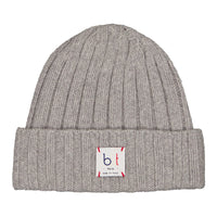 Ribbed Beanie - Grey