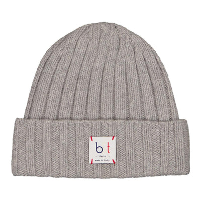 Ribbed Beanie - Grey