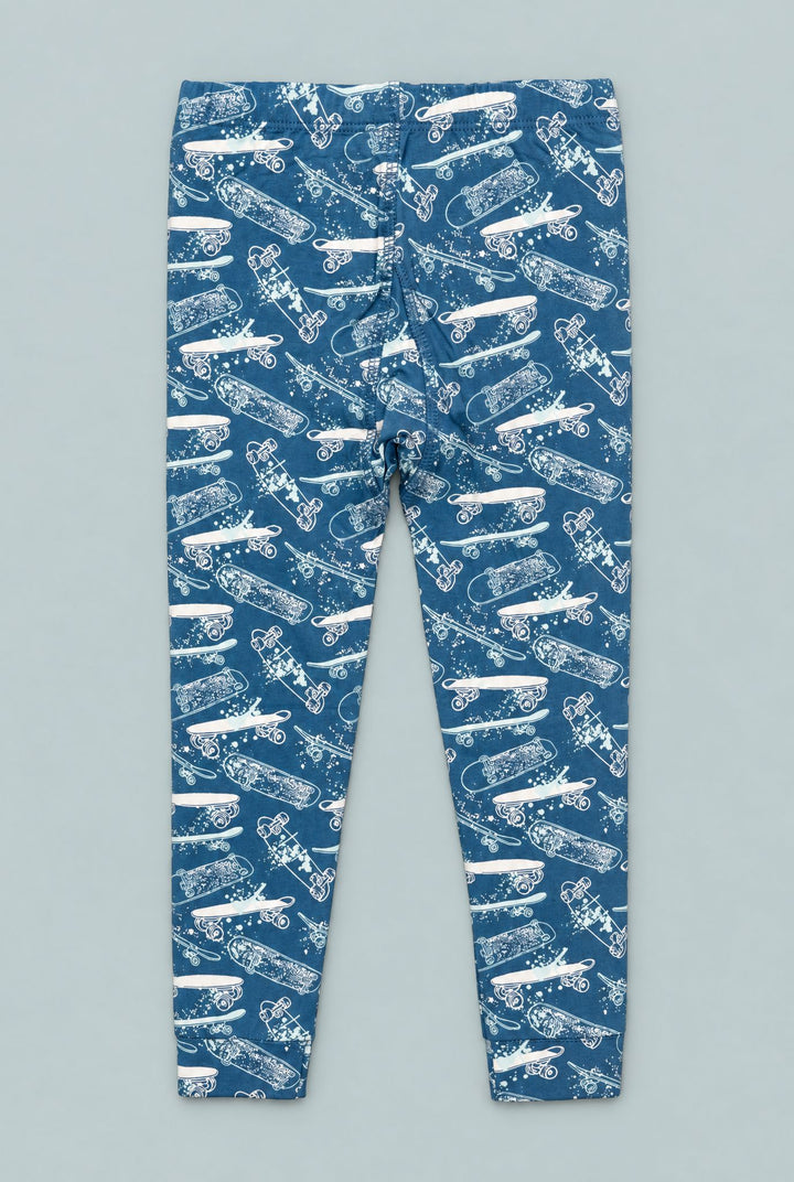 Big Kid Pajama S/S - Skateboards