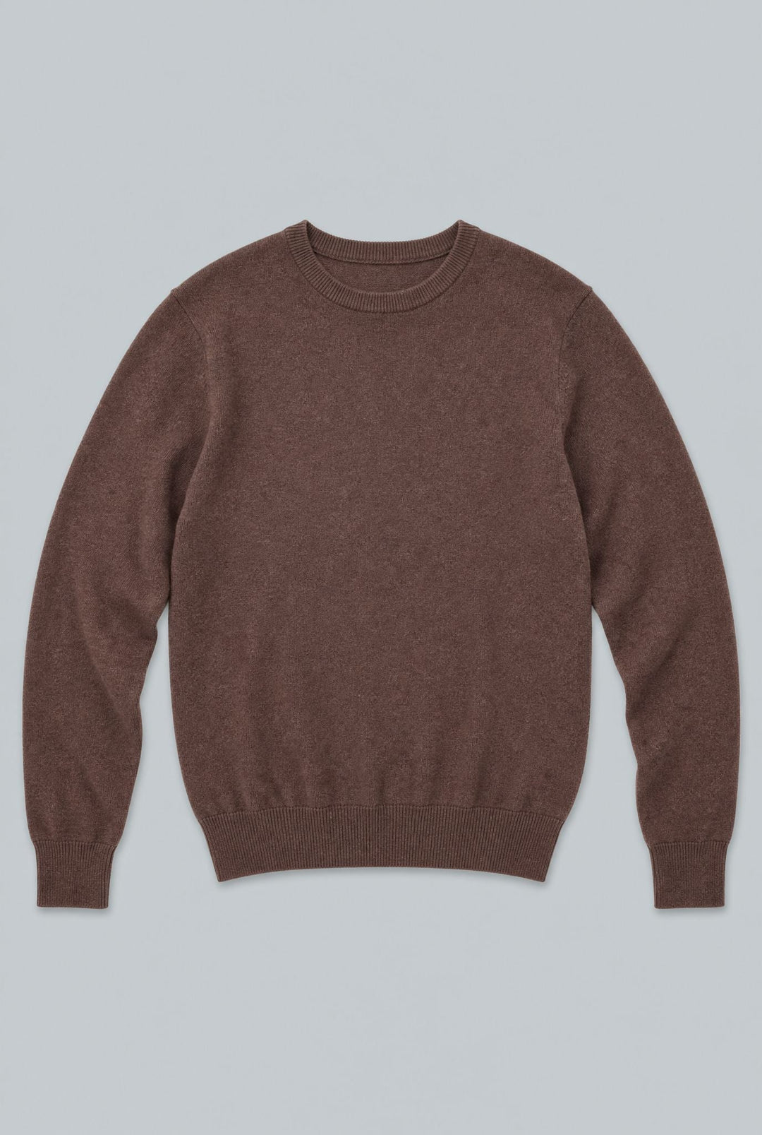 Cashmere Blend Sweater - Brown