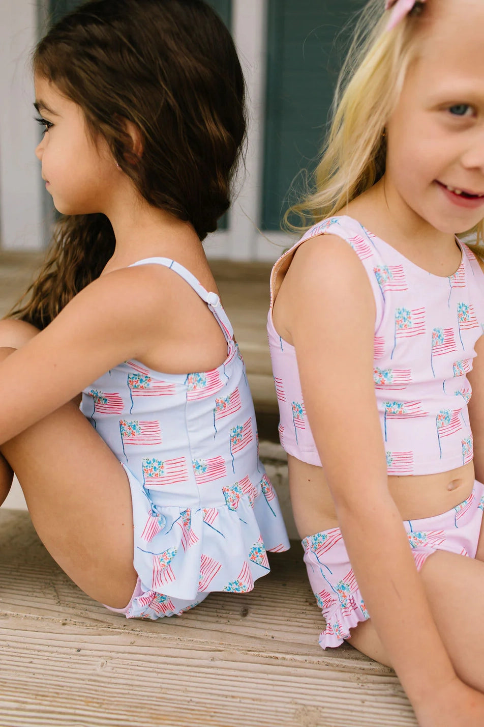 Ellie Swim - Pink Flags