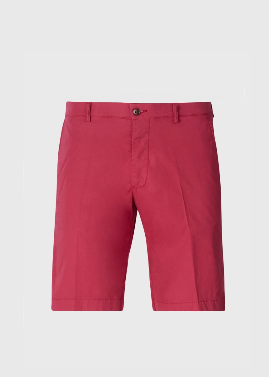 Cotton Bermuda Short - Magenta