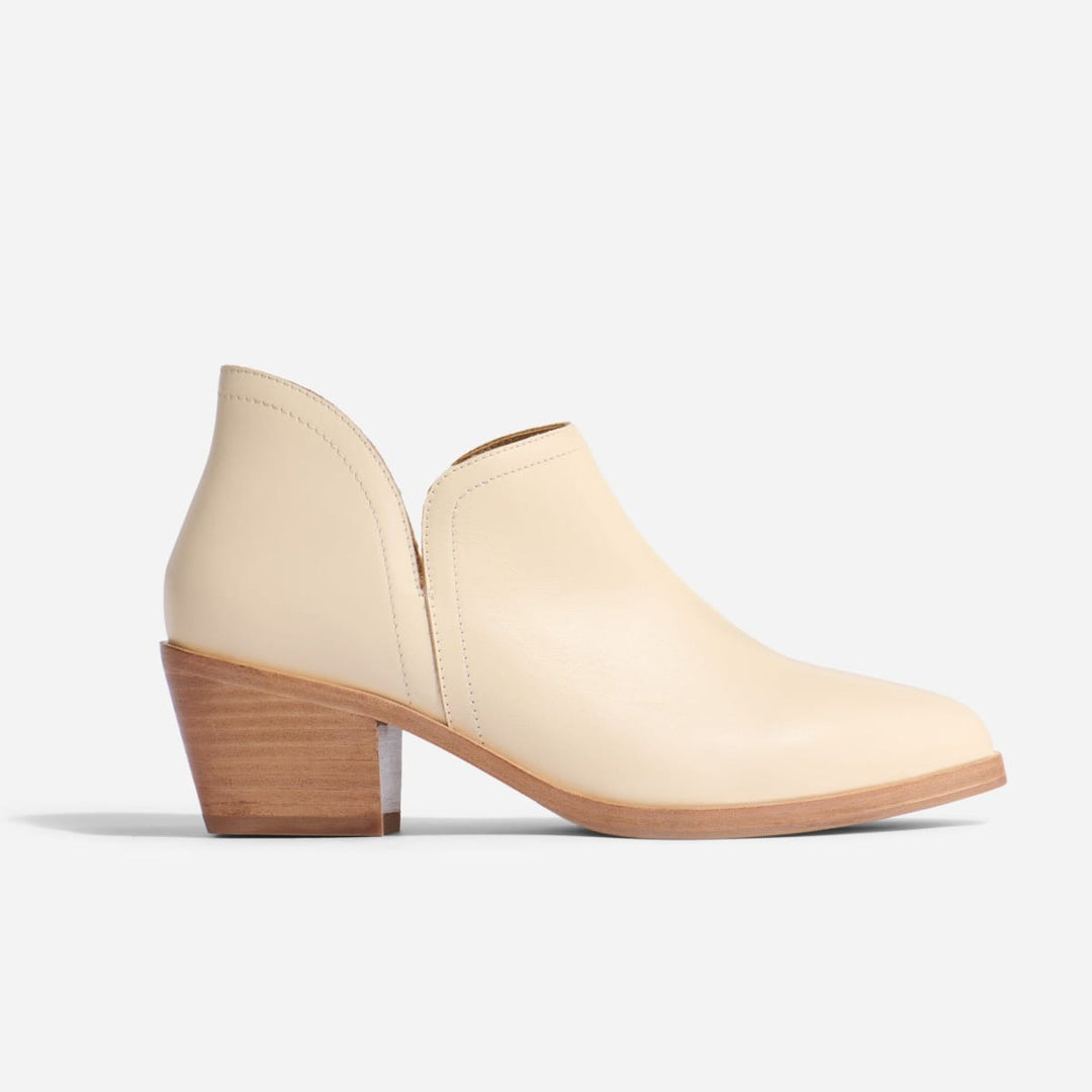 Mia Everyday Ankle Bootie - Bone - FINAL SALE