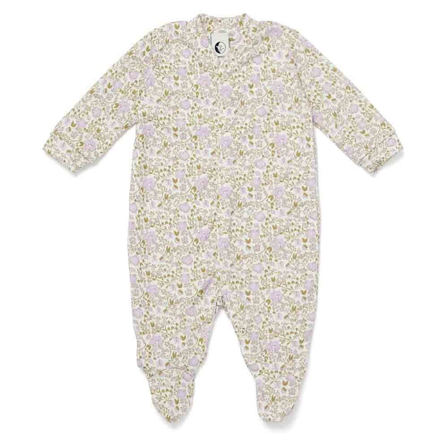 Baby Sleepsuit - Dancing Floral Sleep + Lounge SLEEPY DOE 