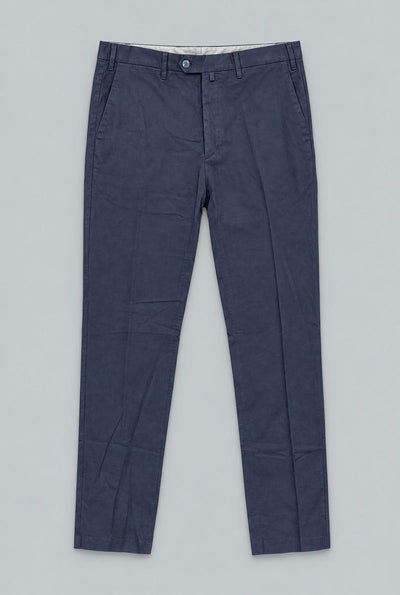 Cotton Dress Trouser - Navy