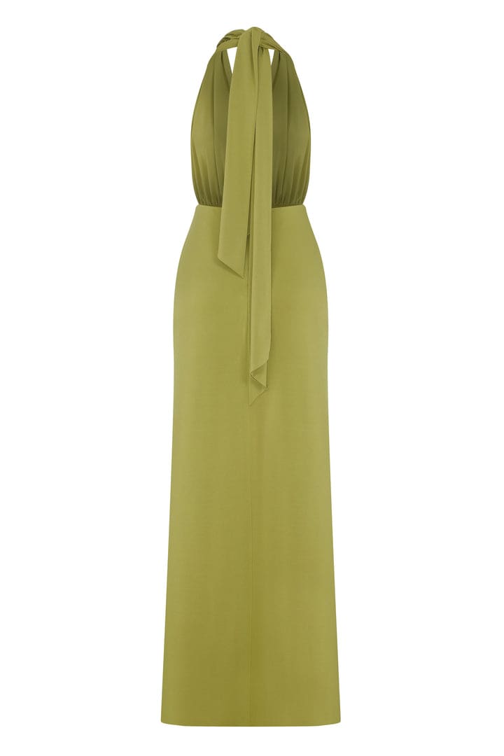 Ines Jersey Long Dress - Green
