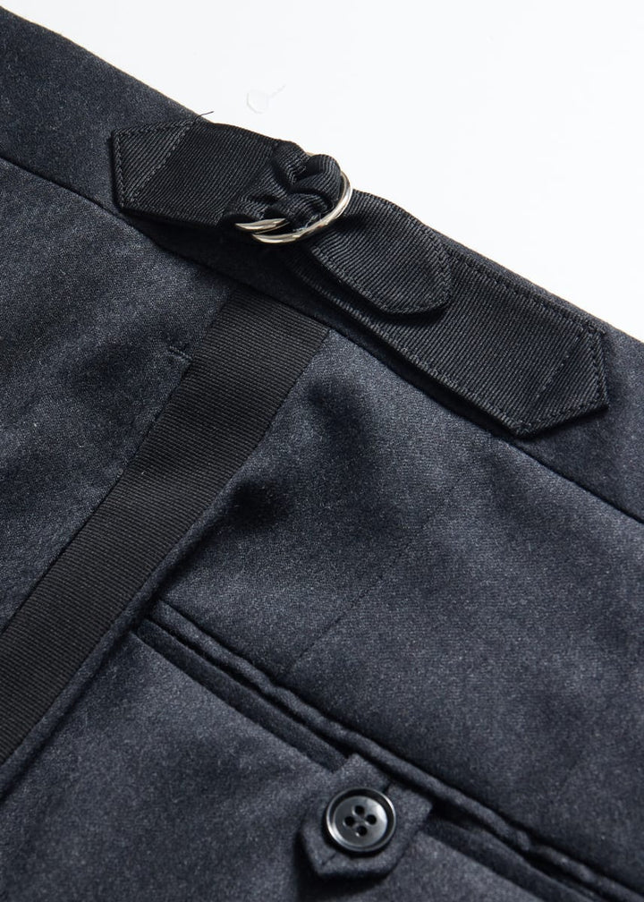 Flannel Formal Trouser - Charcoal