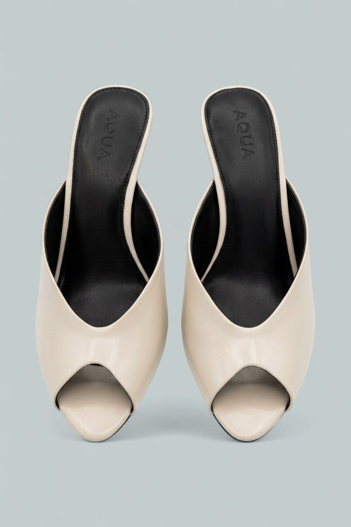 Astra Wedge Pumps Exclusive - Bone