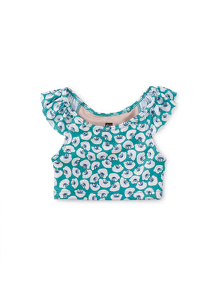 Ruffle Tankini Top - Rolling Floral