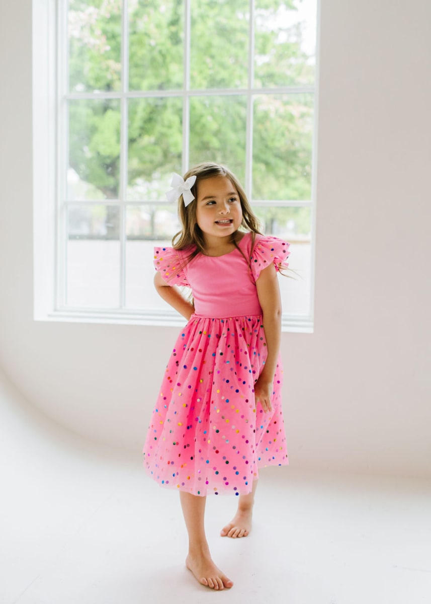 Olivia Dress - Confetti Pop