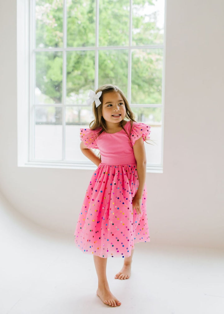 Olivia Dress - Confetti Pop