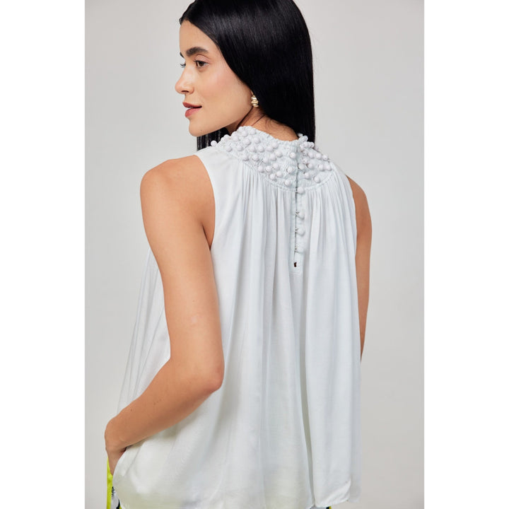 Hailey Blouse - white - Blouse