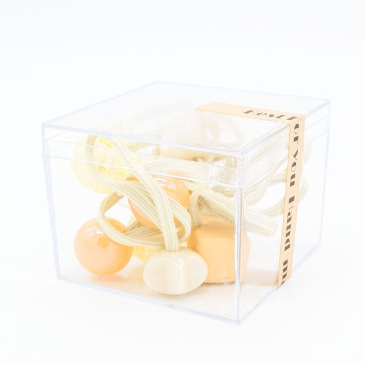Hair Elastic 10Pc Box Set - Yellow - OS - Hair Accessories