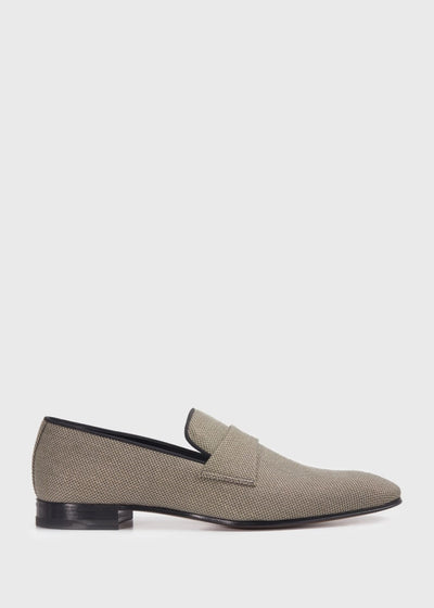 Hall Woven Formal Slip-On - Cognac - 8 - Loafers