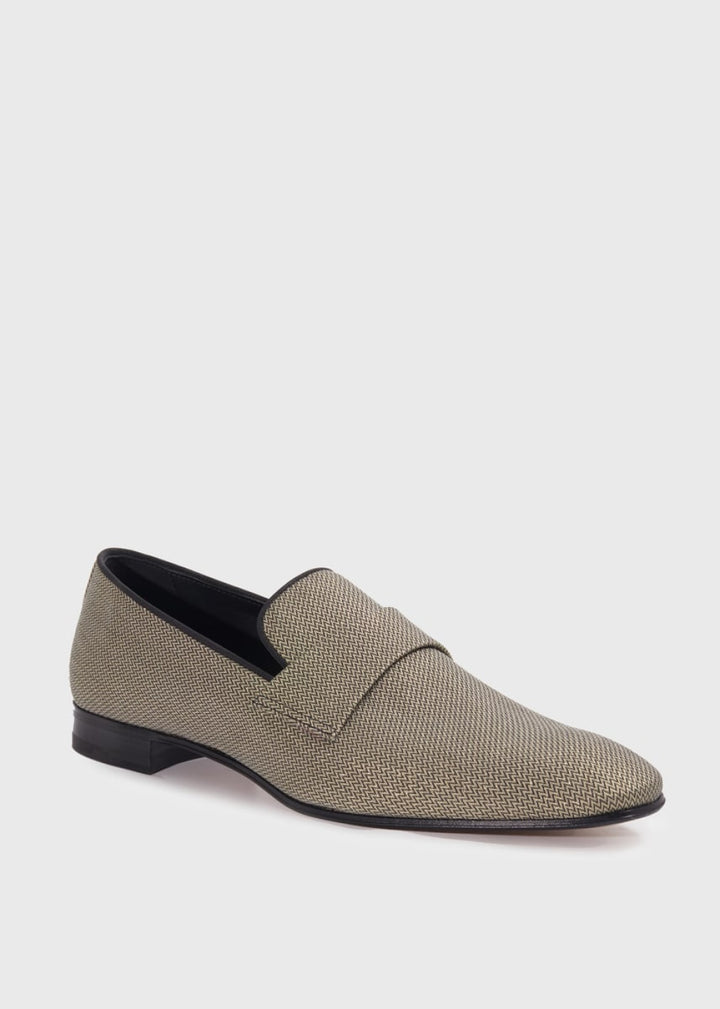 Hall Woven Formal Slip-On - Cognac - 8 - Loafers