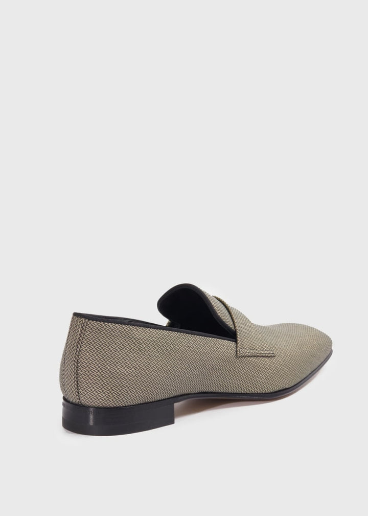 Hall Woven Formal Slip-On - Cognac - 8 - Loafers