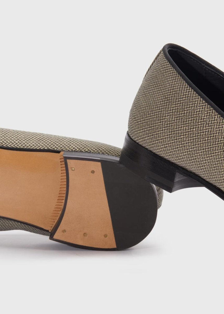 Hall Woven Formal Slip-On - Cognac - 8 - Loafers