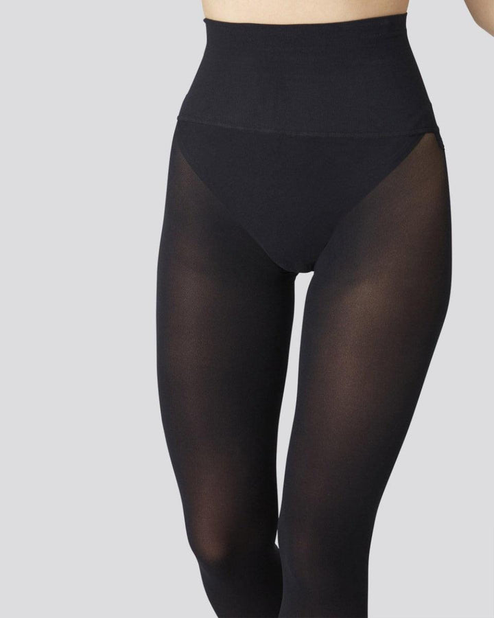 Hanna Premium Seamless Tights - Black - Tights