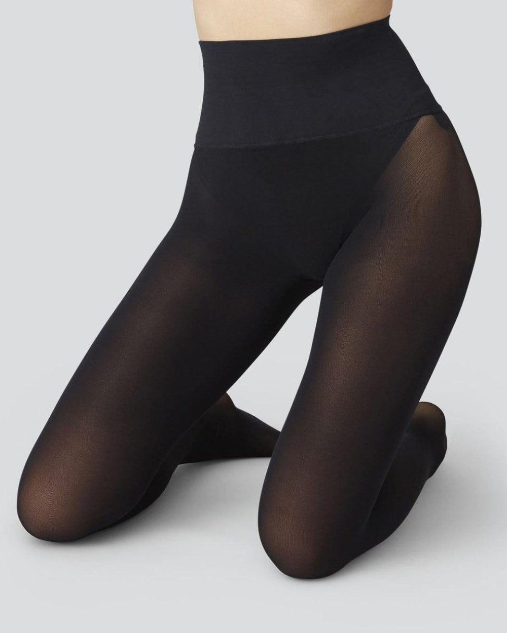 Hanna Premium Seamless Tights - Black - Tights