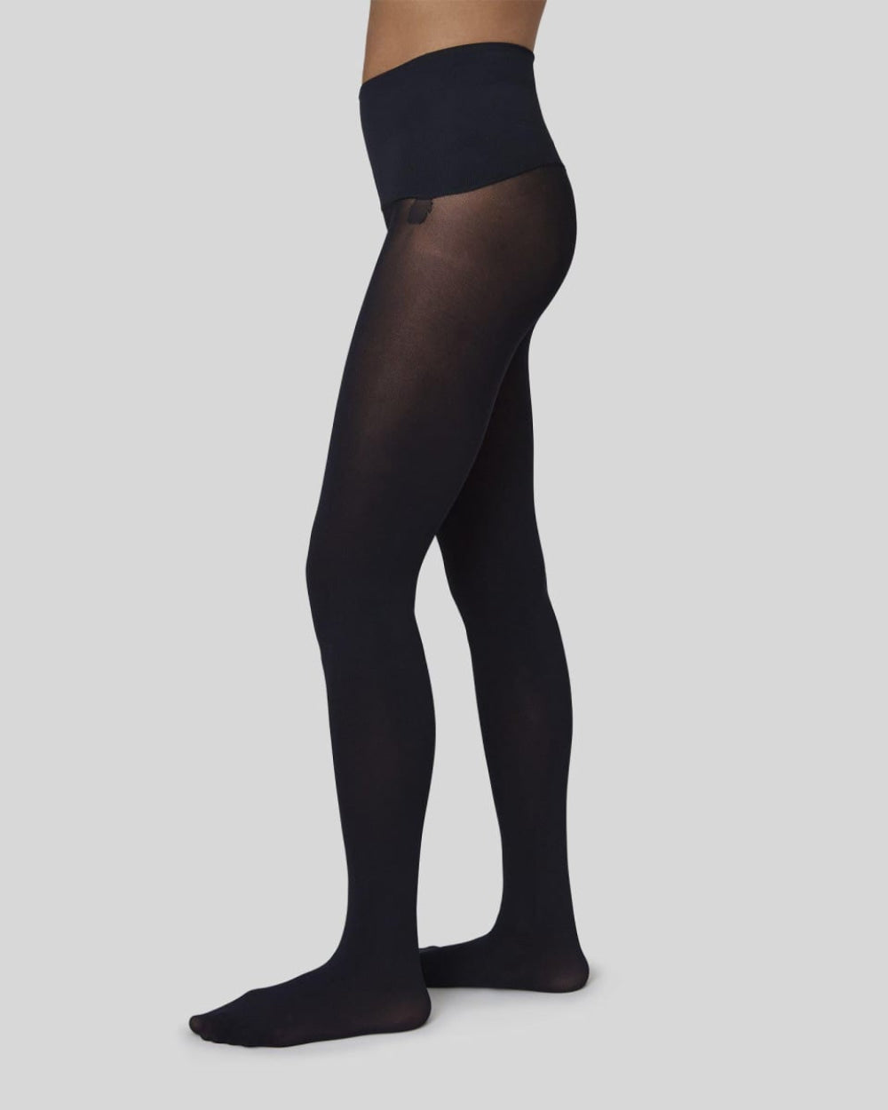 Hanna Premium Seamless Tights - Black - Tights