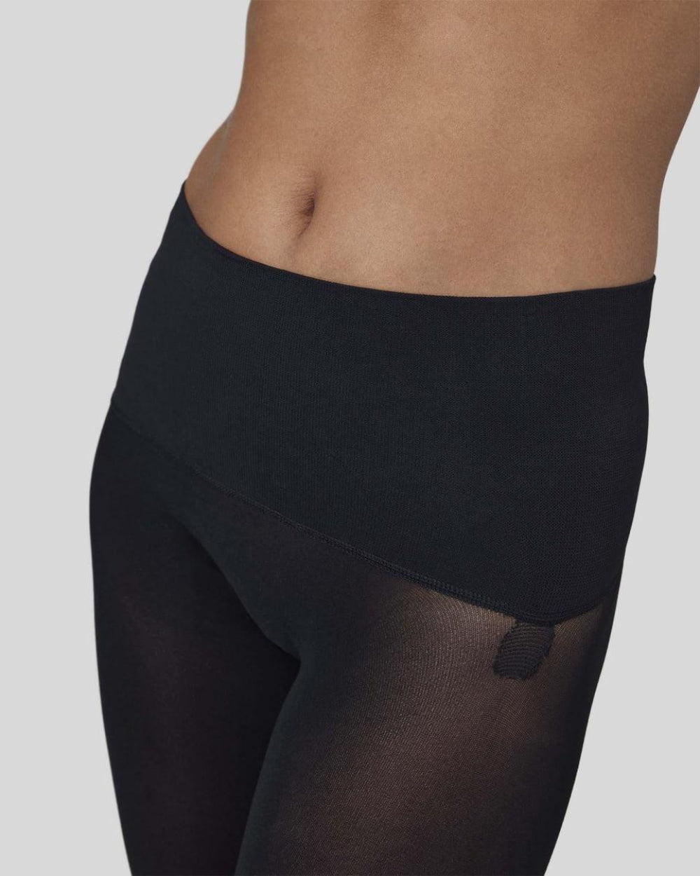 Hanna Premium Seamless Tights - Black - Tights