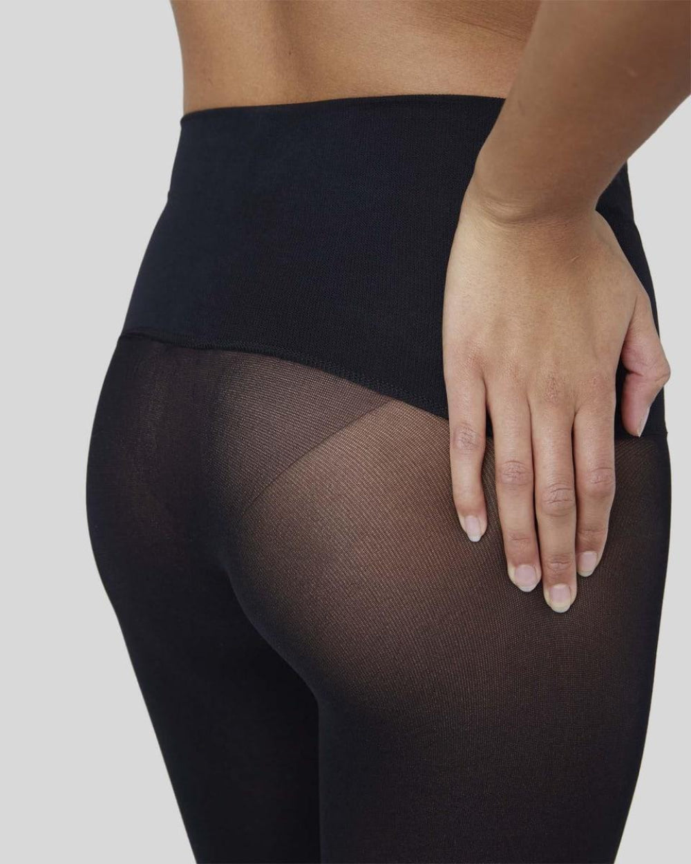 Hanna Premium Seamless Tights - Black - Tights