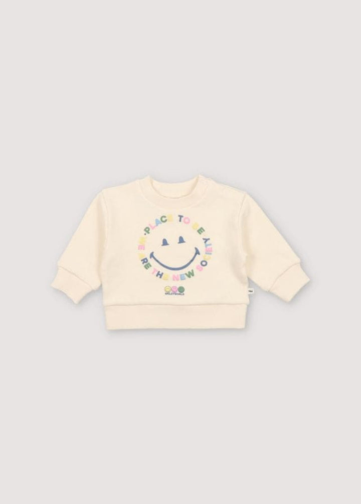 Happy Place Baby Sweater - 6m - Crewneck Sweatshirt