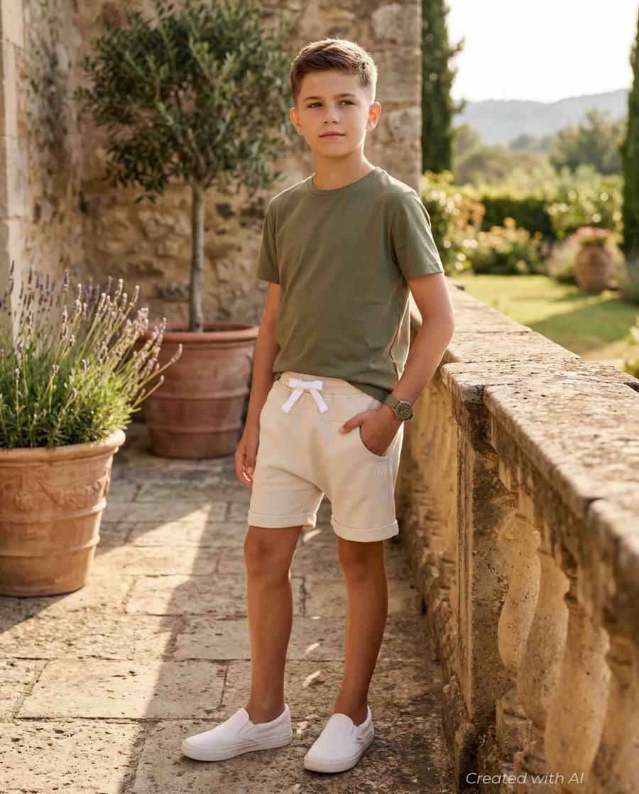 Harem Short - Almond Wash - Shorts
