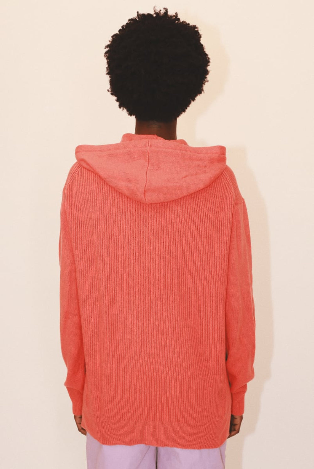 Harry Zip Hoodie - Coral - Hoodie