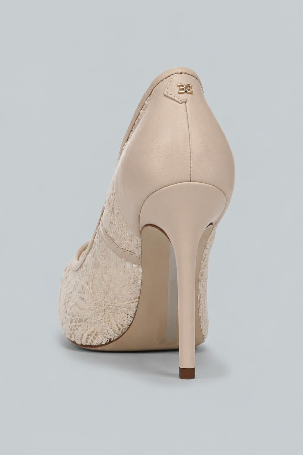 Hazel Mesh High Women’s Heels - Warm Ivory - 8 M - Heels