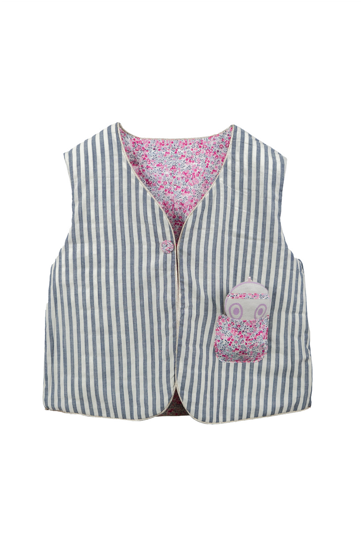 Reversible Kids Vest - Griotte Tagada