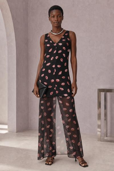 Katrin Dress - Black Kisses