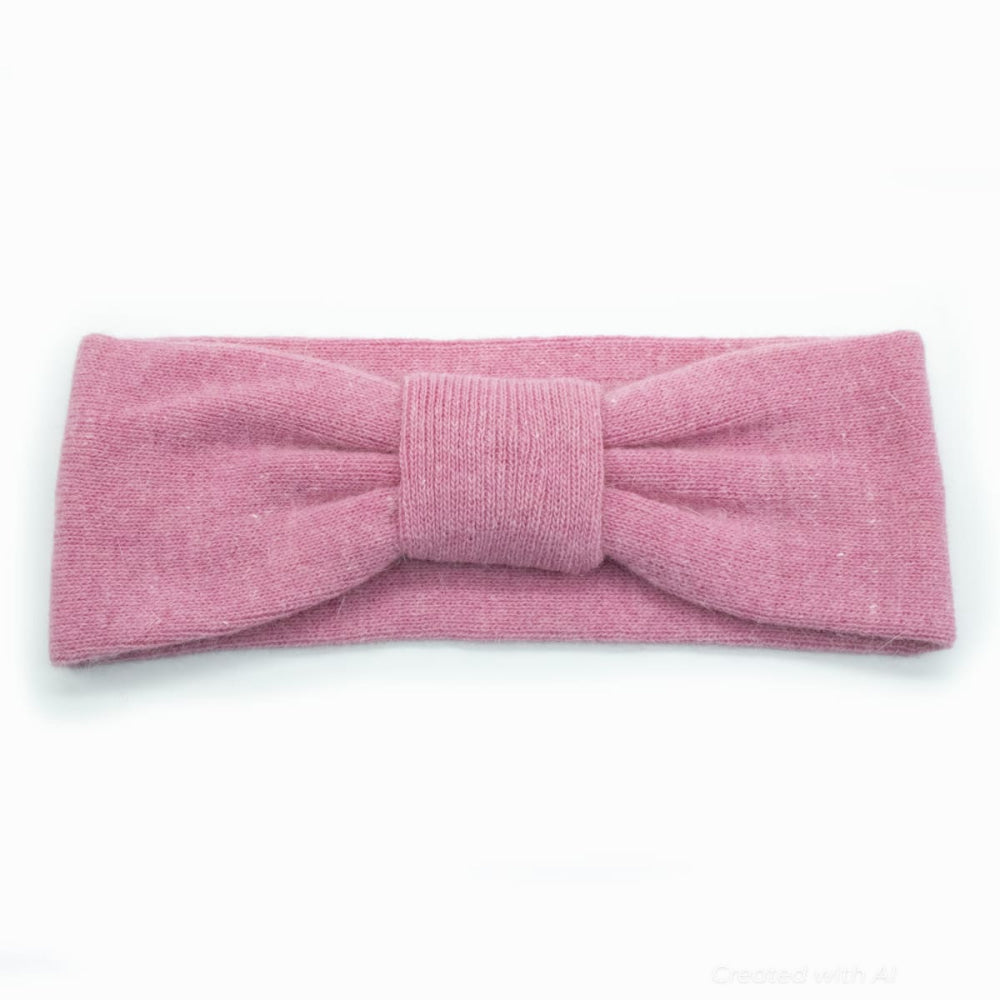 Headband With Knot - Pink - 3 3/4’’ X 9 3/4’’ - headband - baby