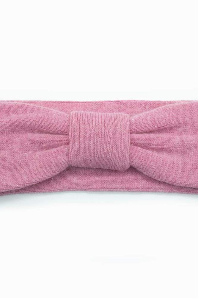 Headband With Knot - Pink - 3 3/4’’ X 9 3/4’’ - headband - baby