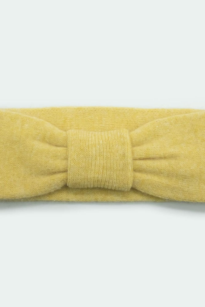 Headband With Knot - Yellow - 3 3/4’’ X 9 3/4’’ - Headband