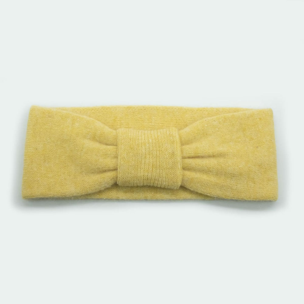 Headband With Knot - Yellow - 3 3/4’’ X 9 3/4’’ - Headband