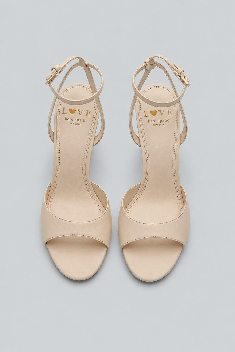 Heart Heel Sandals - Cream - US W 9 - Sandals